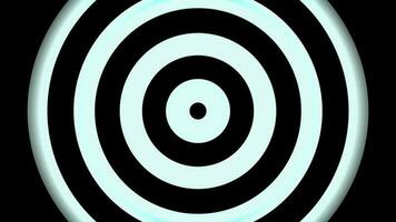 Circular spin of blue color wave pattern animation. 2D computer rendering pattern video
