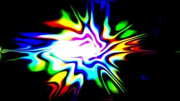 Swirl psychedelic colorful soft background. 2D computer rendering motion graphic video