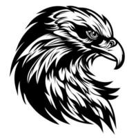 Eagle vector isolated on white background, eagle icon illustration isolated vector sign symbol Hunting style eagle background. Concept on white background isolated vector illustration