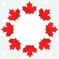 Canada day 2023 vector illustration