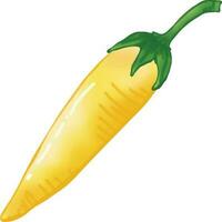 yellow bell pepper vector