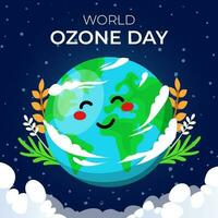 World Ozone Day Concept vector