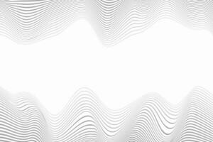 white grey abstract wave modern background design vector