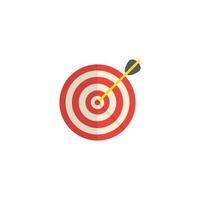 target icon with arrow vector