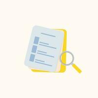 document icon. paper icon symbol vector