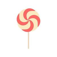 lollipop candy vector. flat design illustration vector