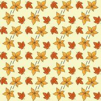 Decorative Leaves Seamless Pattern Design vector