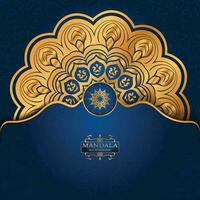 Luxury ornamental mandala design background vector