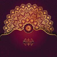 Creative luxury mandala background vector