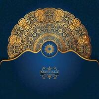 Luxury ornamental mandala design background vector