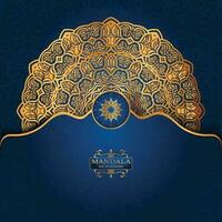 Luxury ornamental mandala design background vector