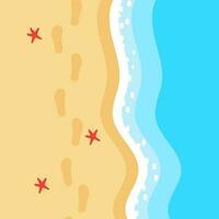 summer beach background good for wallpaper, website, background, social media vector