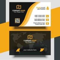 A Creative Modern Professional Business Card Design Template vector