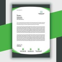 Professional Modern Simple And Creative Corporate Letterhead Template vector