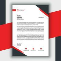 Professional Modern Simple And Creative Corporate Letterhead Template vector