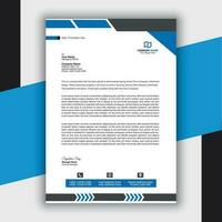 Professional Modern Simple And Creative Corporate Letterhead Template vector