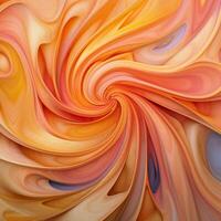Peachy abstract swirl photo