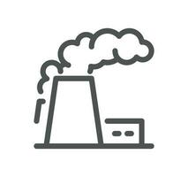 CO2 related icon outline and linear vector. vector