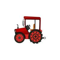 Agricultural Farm Transport Tractors Cartoon Vector Illustration Design. 3D Illustration Vehicle Tractor For Farm. Industrial Vehicles Premium Vector Set With White Background.