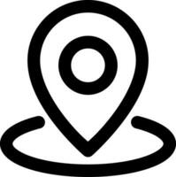 Locations pointer Related Simple Vector Line Icon. With a size of 32 pixels and can be edited again