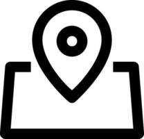 Locations Pointer Square Related Simple Vector Line Icon. With a size of 32 pixels and can be edited again