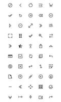 User Interface Related Vector Line Icons Simple Set. Editable Stroke