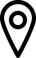 Locations Related Simple Vector Line Icon. With a size of 32 pixels and can be edited again