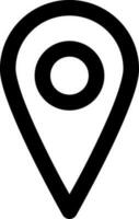 Locations Related Simple Vector Line Icon. With a size of 32 pixels and can be edited again