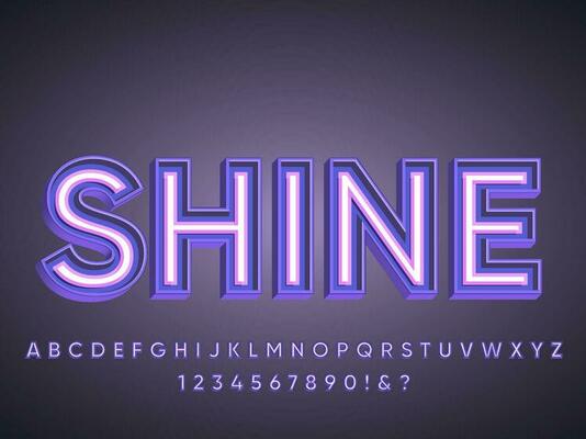 Theater Glowing Neon Sign Text Effect