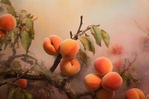 Warm apricot haze photo
