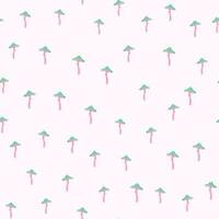 Magical fly agaric wallpaper. Fairytail mushrooms Seamless pattern. vector