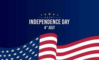 American independence day celebration illustration Background vector