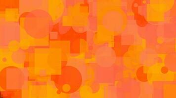 abstract orange shapes background photo