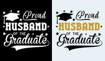 Proud Senior Family Graduation Shirt Design 2023 vector