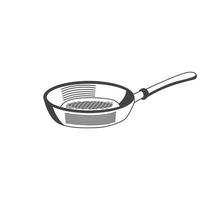 Retro pan Vector Stock Illustration, Vintage pan