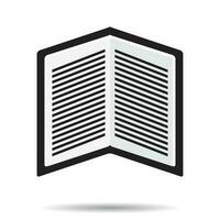 Book icon flat design vector