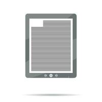 eBook icon flat vector