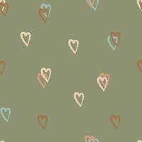 simple heart seamless pattern for wallpaper, web, fabric vector