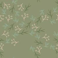 seamless boho floral pattern for fabric design, web, background vector