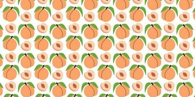 seamless pattern Peach fruit texture wallpaper design vector