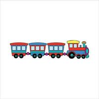 Toy train vector