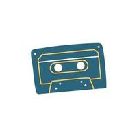 retro cassettes vintage music tape vector