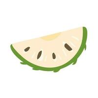 soursop or prickly custard apple vector