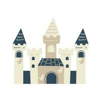 fairytale landscape with castle vector