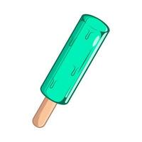 Mint Ice Cream Hand Drawn Vector Design