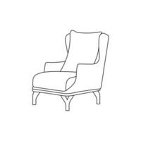 Modern Chair Furniture Vector Logo Template, furniture logo template chair vector illustration