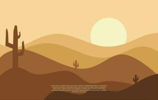 ilustración de un minimalista paisaje con un horizontal ver de un montaña, Luna y lago, adecuado para pared Arte etc. plano diseño estilo. digital dibujo vector