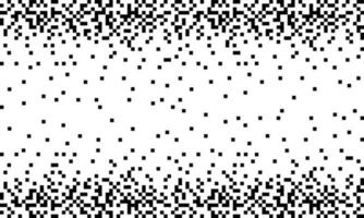 Geometric Rectangle Pixel Background, Abstract Mosaic Isolated on White Background vector
