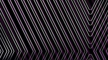 Abstract lines glow 3d animation digital concept background with black colors. video