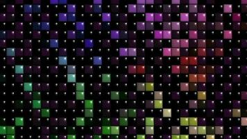 abstract background with squares. colorful concept background abstract seamless. Neon disco background  with lights video